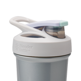 Silverline Green Strada Tritan odor-resistant shaker with locking lid.| Color#Silverline