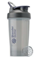 Gray 24oz protein shake cup made of odor-resistant Tritan. | Color#pewter_Size#24oz